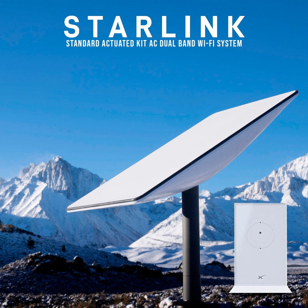 Starlink SpaceX Satellite V2 Dish Kit With Router (UTA-212 UTR-211
