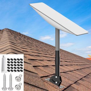 Starlink Roof Mount, Click-in Design
  Adjustable Starlink Mounting Kit for Starlink Internet Kit Satellite,
  Starlink Pole Mount, Compatible with Starlink V2, Click-in Design Adapter - Kenya