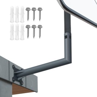 Nearockle Steel Wall Pole Roof Mount
  Bracket Compatible for Starlink V2, Mounting Kit for Starlink Internet Kit
  Satellite, Outdoor TV Antenna Mounting(Long Bracket) - Kenya