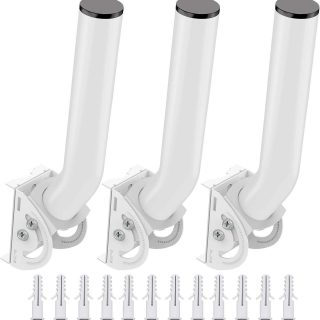 3-Pack Universal Bracket Mount for Heavy
Monuting Tasks Starlink Wireless Bridge Outdoor Wind Vane Meteorological
Equipment Yagi TV Antenna Access Point to Point AP,Pole and Wall-Mounted
Mount - Kenya