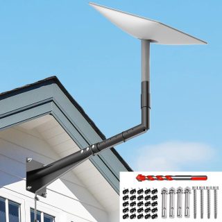 26 inch Starlink Long Wall Mount,
Adjustable Starlink Gen 2 Wall Mount, Starlink Mounting Kit with Starlink
Pole Adapter, StarLink Pole Mount, Starlink Roof Mount for Starlink Internet
Kit Satellite - Kenya
