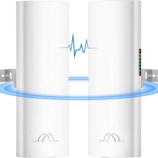 5.8G Wireless Bridge with Pole/Wall Mount
Bracket - Extend Starlink Internet Access Outdoor, 2 Miles Point to Point
WiFi Bridges with PoE Adapter, 2-Pack - Kenya