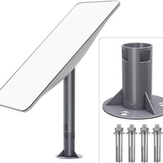 Starlink Gen 2 Metal Fixed Base,Starlink
  Gen 2 Pole Mount , Starlink V2 Stainless Steel Pipe Adapter,Starlink Mounting
  Kit for Starlink Gen 2 Receiver,Starlink Internet Kit Satellite(Short Model) - Kenya