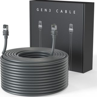 LUCMO Starlink Gen 3 Cable 150FT / 46M
  for Starlink Generation 3, Replacement Extension Starlink Ethernet Cable
  Waterproof, Grey - Kenya