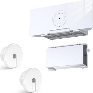 Mount for Starlink Mesh Router Gen 3 +
  StarLink Power Supply Brackets Holder V3 + 1-Inch Wall Bushing Internet Kit
  Satellite, Signal Integrity Space Saving, ABS Stability Wall Holder - Kenya
