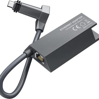 Starlink Ethernet Adapter for Starlink
  Rectangle Dish Satellite Internet V2, Starlink to RJ45 Gigabit Ethernet
  Adapter Fast & Stable Network Connection for Starlink Actuated Gen 2,
  Black - Kenya