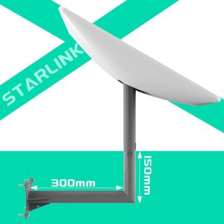 Starlink Long Wall Mount, Starlink
  Mounting Kit for Starlink Internet Kit Satellite,Compatible with Starlink for
  Wall Eave Fascia Installation - Kenya