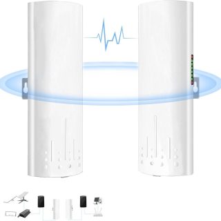 Point to Point Starlink Internet Outdoor
  Long Range Transmission for Starlink Gen 3 Router, Starlink WiFi Extender,
  5.8GHz 3KM 100Mbps with 16dBi High Gain Antenna, 2 Pack - Kenya