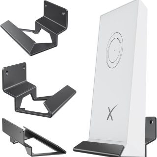 Starlink Gen 2 Wall Mount,Starlink
  Standard V2 Mesh Router Metal brackets,Stability Wall Holder, No Cord Wall
  MountRouter, Holder Protection for Starlink V2 & Gen 2(Black) - Kenya