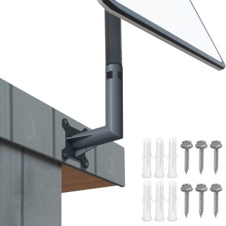 Nearockle Steel Wall Pole Roof Mount
  Bracket Compatible for Starlink V2, Mounting Kit for Starlink Internet Kit
  Satellite, Outdoor TV Antenna Mounting(Short Bracket) - Kenya