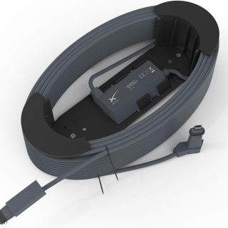 Koroao Cable Caddy Mount for Starlink
  Ethernet Adapter ,Holds Up to 150 Feet of Cable Holder, Compatible with
  Starlink Ethernet Adapter and Starlink Replacement Cable Wall Bracket - Kenya