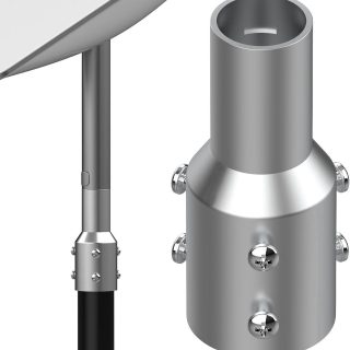 Starlink Pipe Adapter, Starlink Pole
  Mount, Available for Starlink V2 Pipe Adapter, TV Masts and Satellite Masts
  are Installed, Suitable for Pipe Diameters Within 2 Inches and Starlink
  Connections - Kenya