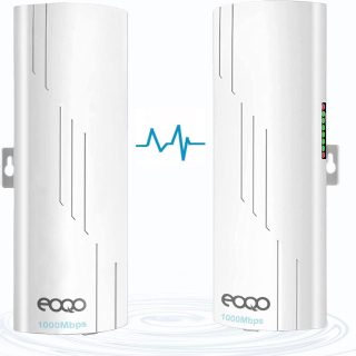 Point to Point Wireless Bridge Outdoor,
  5.8G 1000Mbps Long Range Gigabit Network WiFi Bridges AP CPE Kit with 16dBi
  High-Gain Antenna for Starlink Satellite Internet Extension 2-Pack - Kenya