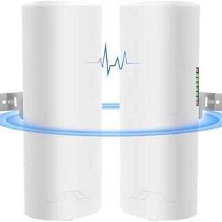 5.8G Wireless Bridge with Pole/Wall Mount
Bracket - Extend Starlink Internet Access Outdoor, 2 Miles Point to Point
WiFi Bridges with PoE Adapter, 2-Pack - Kenya