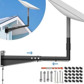 26inch Starlink Gen 2 Long Wall Mount,
Long Starlink Mounting Kit, Starlink Roof Mount, Starlink Pole Mount, for
Starlink Internet Kit Satellite, Click-in Design Adapter(not for gen 3) - Kenya