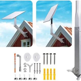 Outrails Adjustable Starlink Mount Kit,
  Starlink Gen 3 Roof Mount Starlink Long Wall Mount, Starlink Pole Mount,
  Suitable for Starlink V2&V3 Devices, Compatible with Communications
  Network Antennas - Kenya