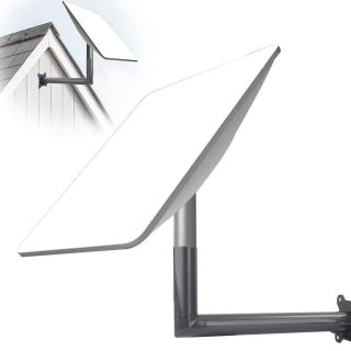 Long Wall Mount Compatible with Starlink
  V2, Roof Mounting Kit Pole Mount Roof Mount Heavy Duty Wall Eave Mount Rack
  Kit Mounting Bracket for Internet Kit Satellite Accessories - Kenya