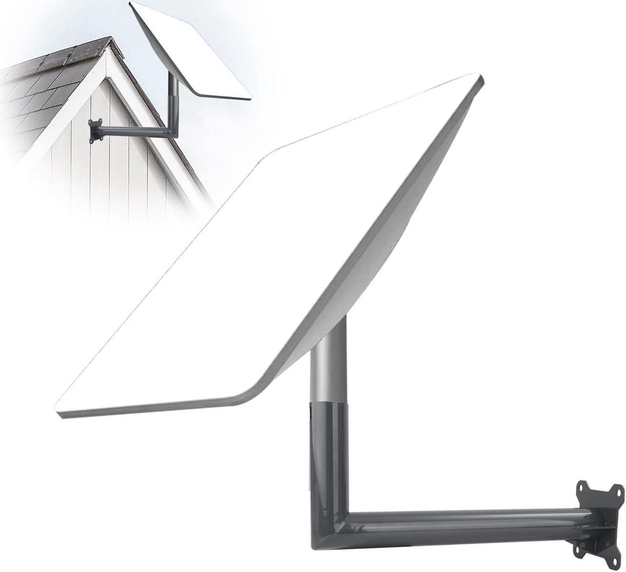 Long Wall Mount Compatible with Starlink
V2, Roof Mounting Kit Pole Mount Roof Mount Heavy Duty Wall Eave Mount Rack
Kit Mounting Bracket for Internet Kit Satellite Accessories - Kenya