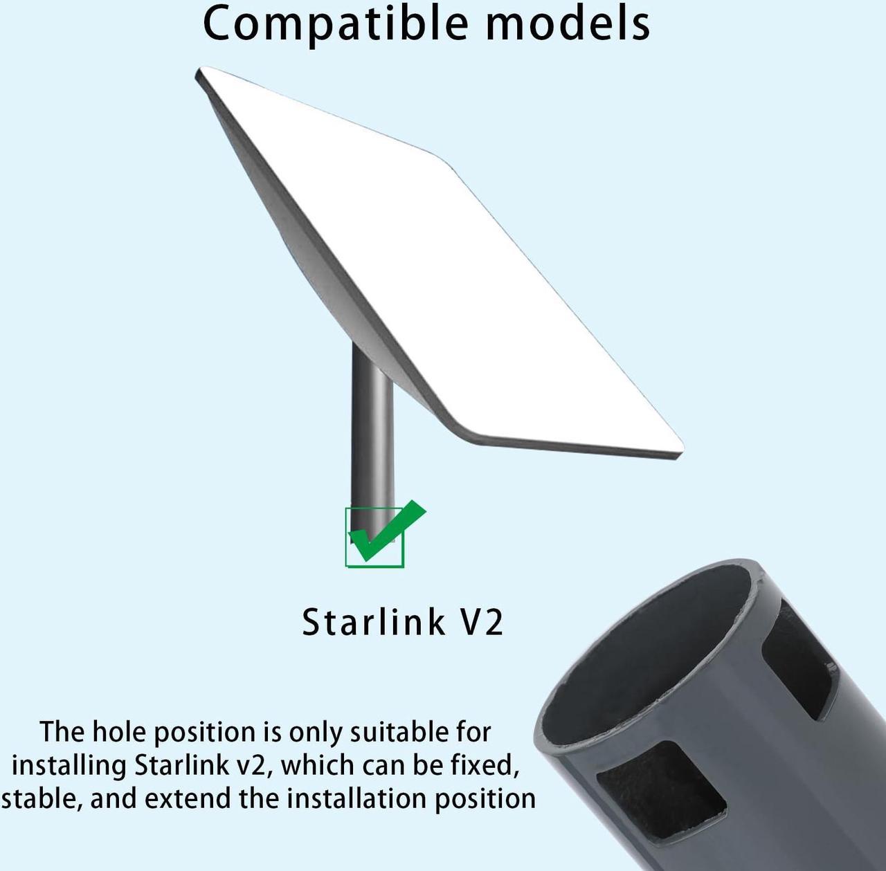 Long Wall Mount Compatible with Starlink
V2, Roof Mounting Kit Pole Mount Roof Mount Heavy Duty Wall Eave Mount Rack
Kit Mounting Bracket for Internet Kit Satellite Accessories - Kenya - Image 2