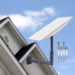 Starlink Adjustable V2 Wall Roof
  Mount,Starlink Wall Mounting Kit ,Starlink Ethernet Pole Mount Suitable for
  Wood Cement and Brick Wall with Wiring Hole - Kenya