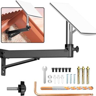 Starlink Long Wall Mount, Starlink Pole
  Mount for Starlink Internet Kit Satellite, Starlink Roof Mount, Sturdy Wall
  Starlink Mounting Kit with Starlink Mount Adapter, Compatible with Gen2
  Starlink - Kenya