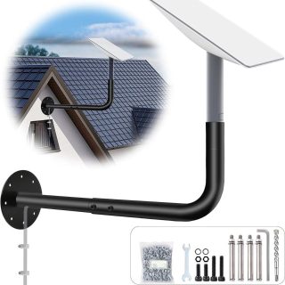 Starlink Mounting Kit Starlink Mount Long
  Eaves Starlink Wall Mount Compatible with V2 Starlink, Starlink Roof Mount
  for Starlink Internet Kit Satellite, Starlink Pole Mount, Black - Kenya