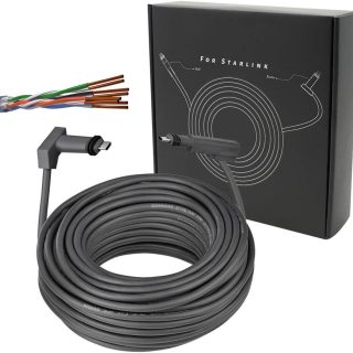 SIGNALPLUS Starlink Cable 75 ft
  Extension, starlink Cord Connect The Starlink Rectangular Satellite V2 to
  Router - Kenya