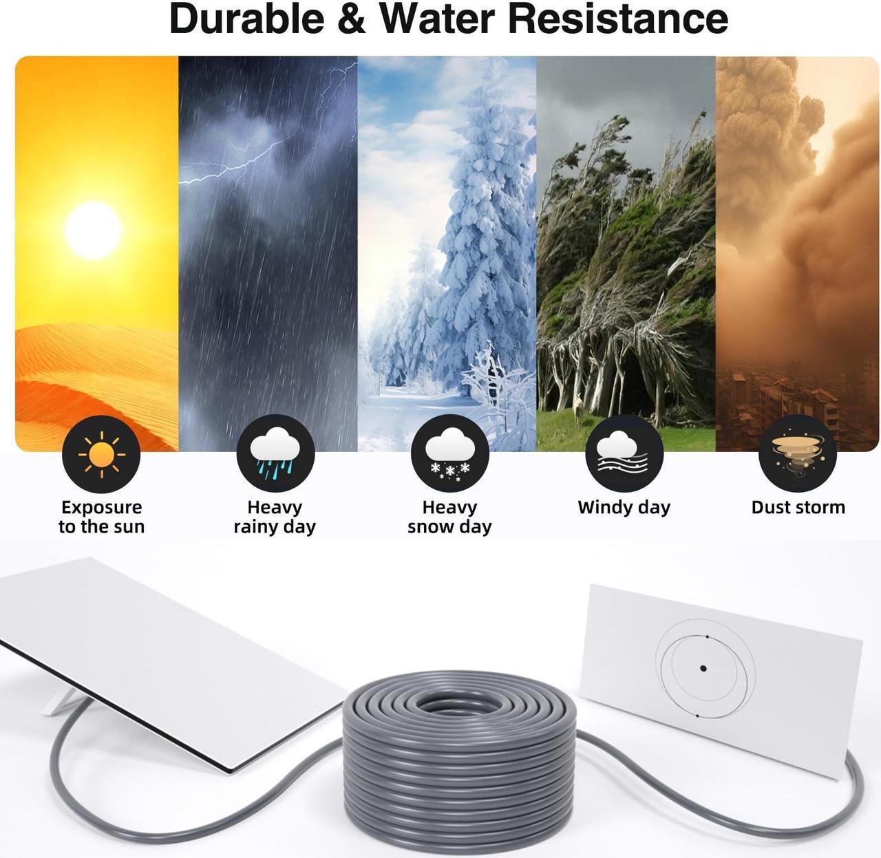 PonJel Starlink Gen 3/Mini Cable,
46M/150FT Replacement Standard V3 Cable Extension Waterproof Outdoor Cable
for Starlink - Kenya - Image 3