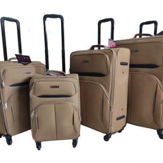 STARLIFE FABRIC TROLLEY CASE, Best For Travelling 4PCS SET 20”24”28”32”, SL-T48 PALE - Kenya
