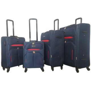 STARLIFE FABRIC TROLLEY CASE, Best For Travelling 4PCS SET 20”24”28”32” , SL-T48 BLUE - Kenya
