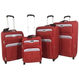 STARLIFE FABRIC TROLLEY CASE, Best Trolley Bag 4PCS SET 20”24”28”32”, SL-T57 RED - Kenya