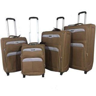 STARLIFE FABRIC TROLLEY CASE, Best Trolley Bag 4PCS SET 20”24”28”32”, SL-T57 BROWN - Kenya
