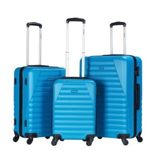 VIPTOUR Hard Side 3 Piece Suitcase Luggage Set of 20/24/28 Inches, VT-A392 Light Blue - Kenya