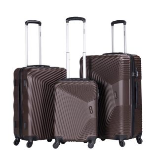VIPTOUR 3 Pieces Trolley Luggage Set 20/24/28 Inches Hard Side Suitcase Lightweight Travel Bag Trolley With Spinner Wheels & Number Lock - Kenya