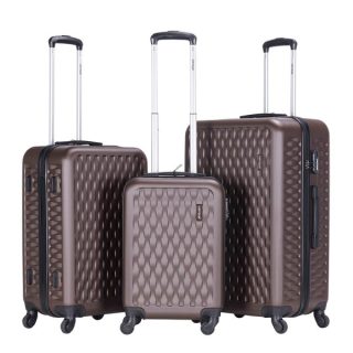 VIPTOUR Lightweight 3 Piece ABS Hard Shell Trolley Luggage Set 20/24/28 Inches, VT-A395 - Kenya