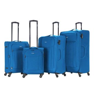 VIPTOUR 4 Piece Fabric Jacquard Trolley Luggage Set With TSA Lock 20/24/28/32 Inch - Kenya