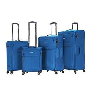 VIPTOUR 4 Piece Fabric Jacquard Trolley Luggage Set With Number Lock 20/24/28/32 Inch, VT-A384 - Kenya