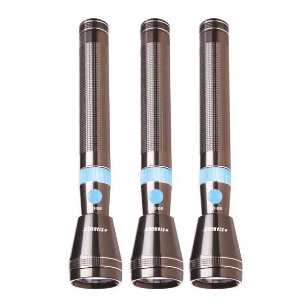 STARGOLD Emergency Torch Light Rechargeable LED Flashlight Set Of 3 - Kenya