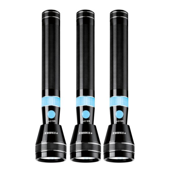 STARGOLD Emergency Torch Light Rechargeable LED Flashlight Set Of 3 - Kenya - Image 2