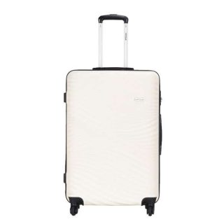 VIPTOUR Abs Single Trolley Luggage 20”, VT-A393 OFF WHITE - Kenya