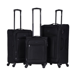 VIPTOUR Luggage Bag 3 PCS Fabric Suitcase Set With Rotating Wheels and Number Lock Travel Luggage, VT-A397 - Kenya