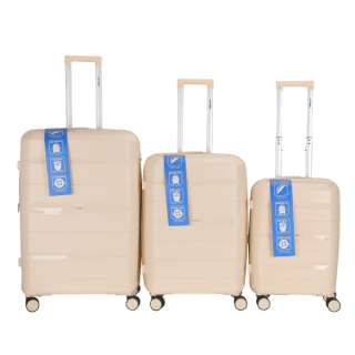 VIPTOUR Luggage 3 pcs Suitcase Bag Set With 4 Rotating Wheels and TSA Lock Travel Suitcase, VT-PP404 - Kenya