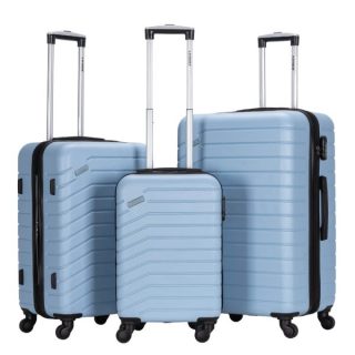STARGOLD Luggage Set of 3 PCS ABS HardSide Suitcase Bag with 360° Rotating Wheels and Number Lock Travel Luggage, SG-T83D - Kenya