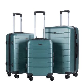VIPTOUR Luggage Bag 3PCS Set 20/24/28-Inch ABS Hardside With Lockable 360° Rotating Wheels Travel Suitcase, VT-T505 - Kenya