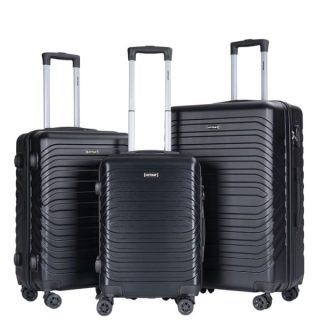 VIPTOUR Luggage Bag 3PCS Set 20/24/28-Inch ABS Hardside Body With Lockable 360° Rotating Wheels Travel Suitcase, VT-T506 - Kenya
