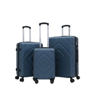 STARLIFE Luggage Bag 3PCS Set ABS Hard side With Lockable 360° Rotating Wheels Travel Suitcase, SL-TR20 - Kenya