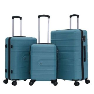 VIPTOUR Luggage Bag 3PCS Set 20/24/28-Inch ABS Hard side with Lockable 360° Rotating Wheels Travel Suitcase, SL-TR26 - Kenya