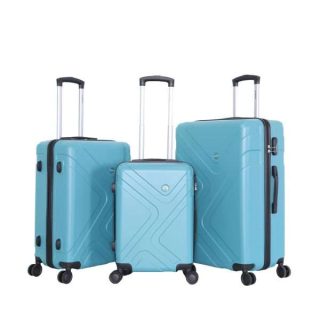 VIPTOUR Luggage Bag 3PCS Set 20/24/28-Inch ABS Hard side with Lockable 360° Rotating Wheels Travel Suitcase, SL-TR28 - Kenya