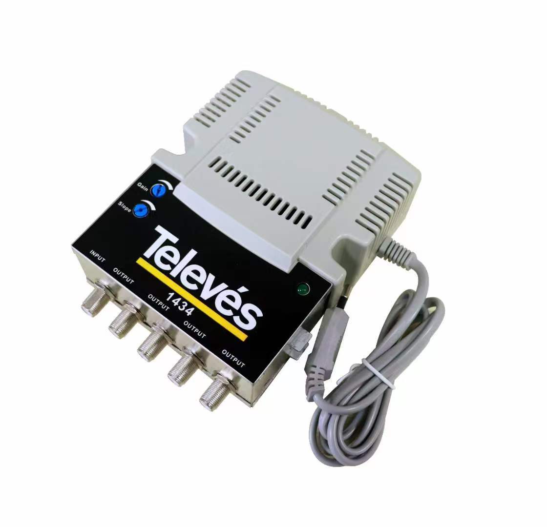 1434 Uhf Fm Indoor Home Cable Trunk Line Signal Booster Housing Catv Antenna Amplifier - Kenya