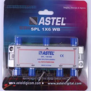Highfly ASTEL 5-2500MHz 4 Way TV RF Splitter - Kenya
